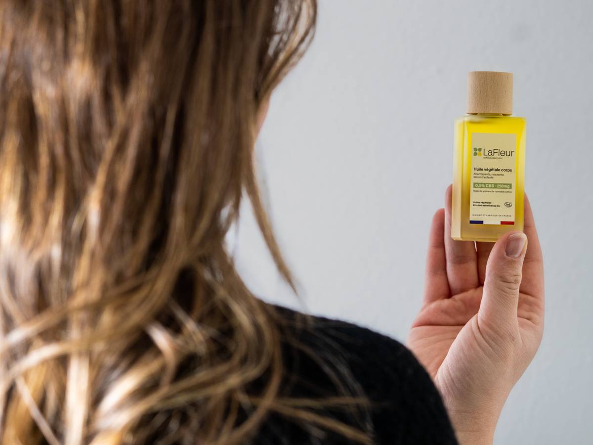 Huile végétale corps CBD 50ml