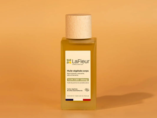 Huile végétale corps CBD 50ml