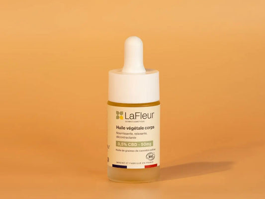 Huile végétale corps CBD 10ml