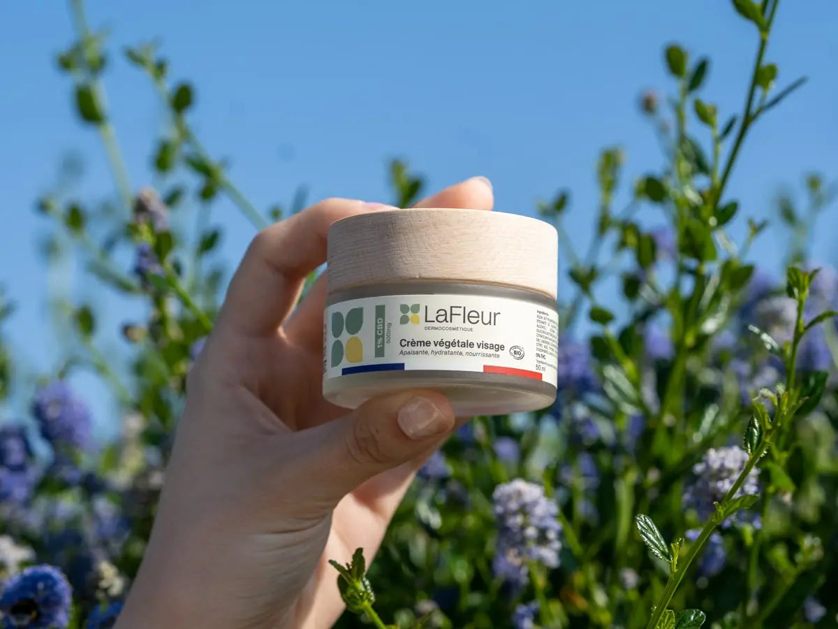 Crème végétale visage CBD 15ml