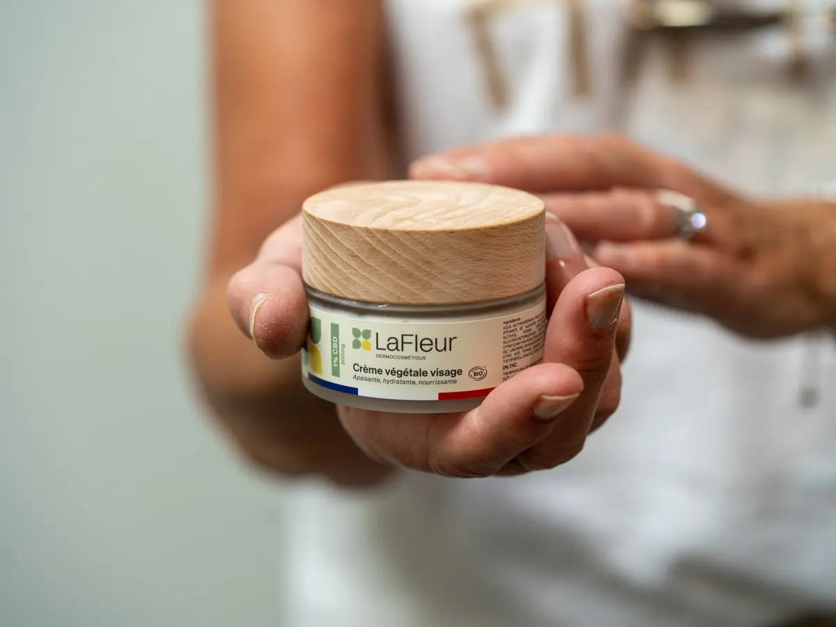 Crème végétale visage CBD 15ml